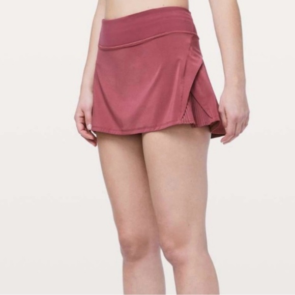 Lululemon cherry pink tennis skirt/skort - Picture 1 of 8